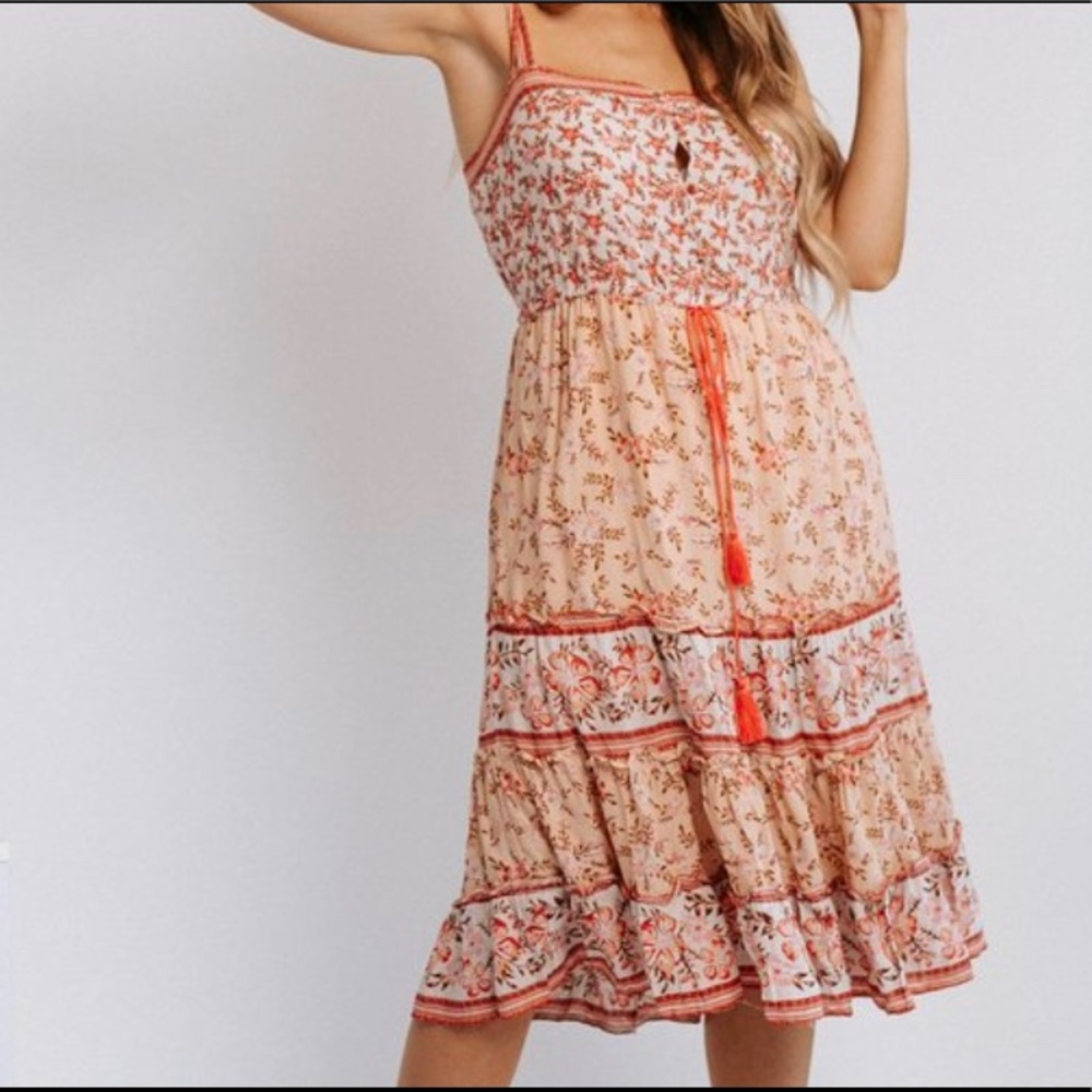 Aly Daly Floral Midi Dress